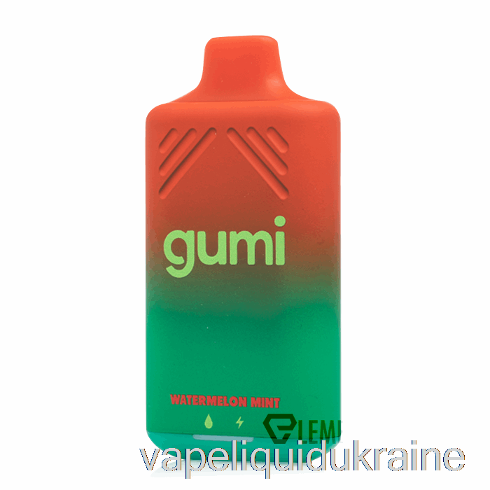 Vape Liquid Ukraine Gumi Bar 8000 Disposable Watermelon Mint